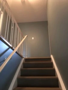 painting stairs